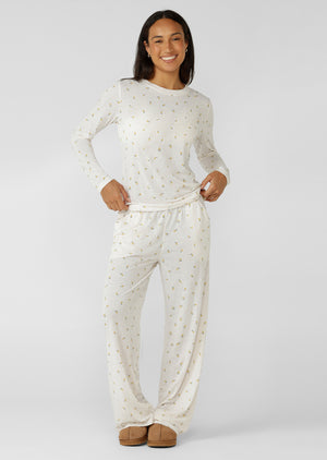 Lorna Jane Sweet Citrus Sleep Pants - Sweet Citrus Print