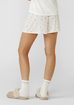 Lorna Jane Sweet Citrus Sleep Shorts - Sweet Citrus Print