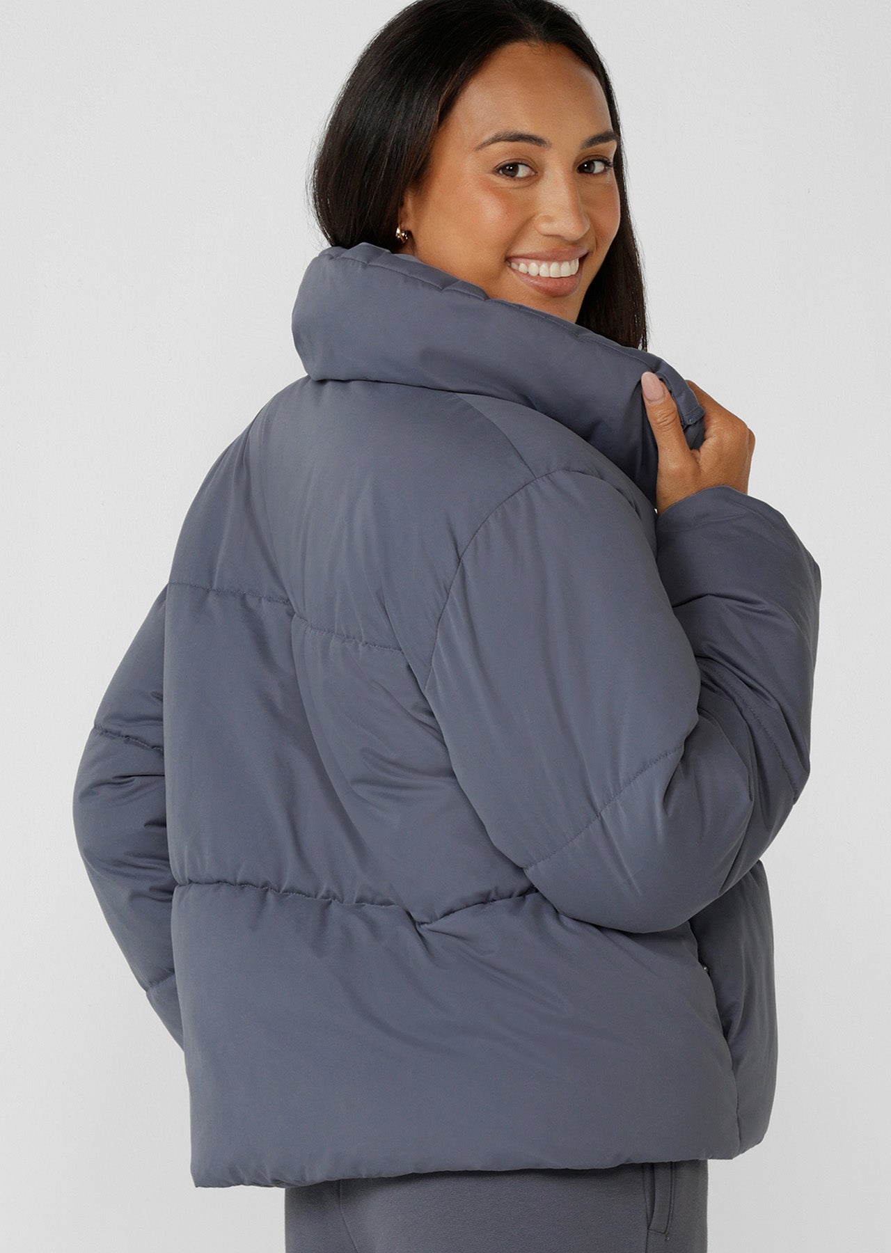 Lorna Jane Movement Puffer Jacket - Shadow