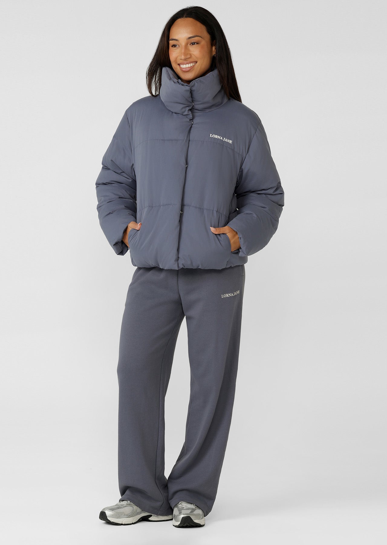 Lorna Jane Movement Puffer Jacket - Shadow