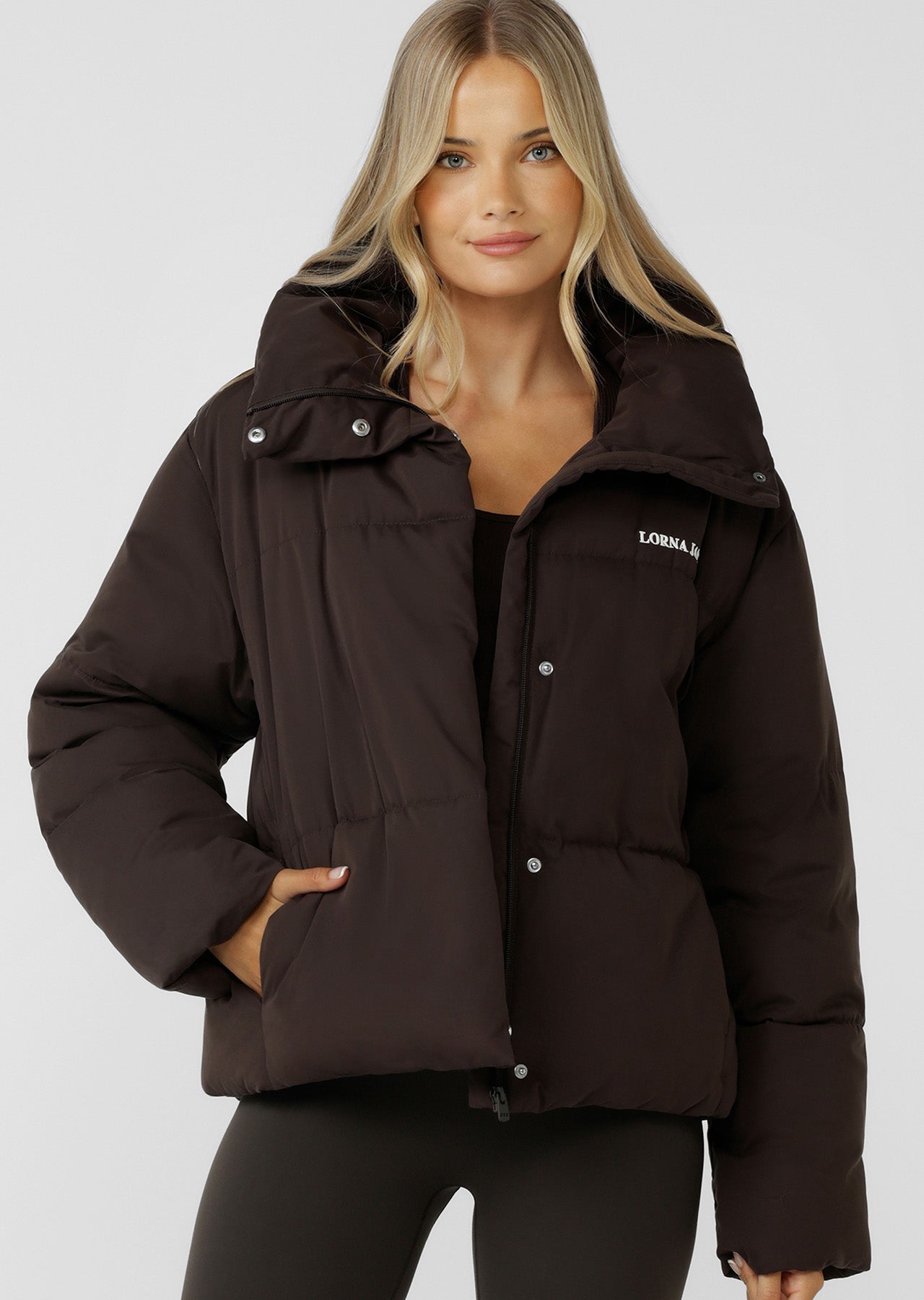 Lorna Jane Movement Puffer Jacket - Volcano