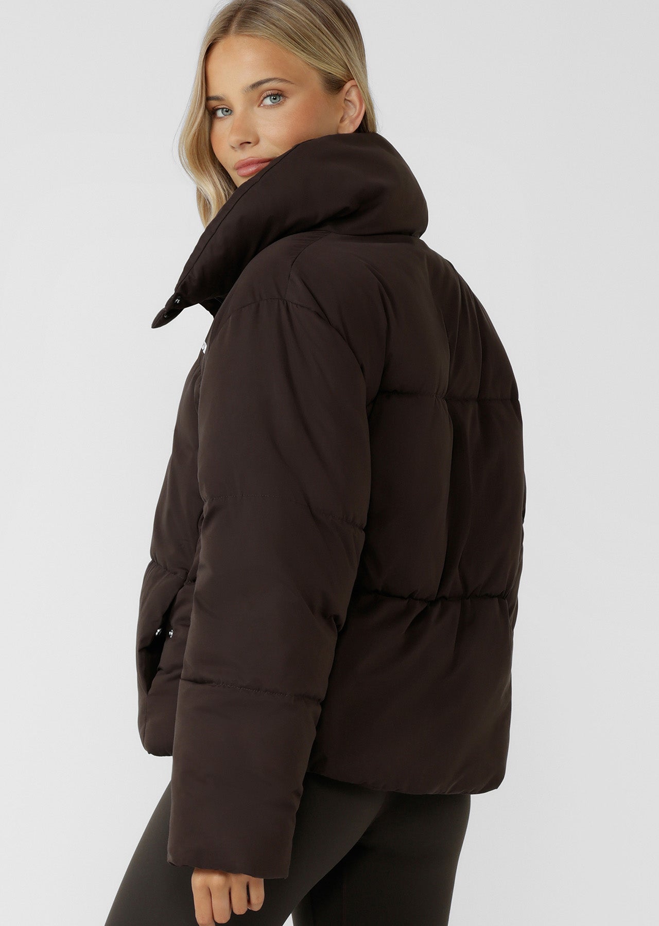 Lorna Jane Movement Puffer Jacket - Volcano