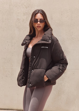 Lorna Jane Movement Puffer Jacket - Volcano