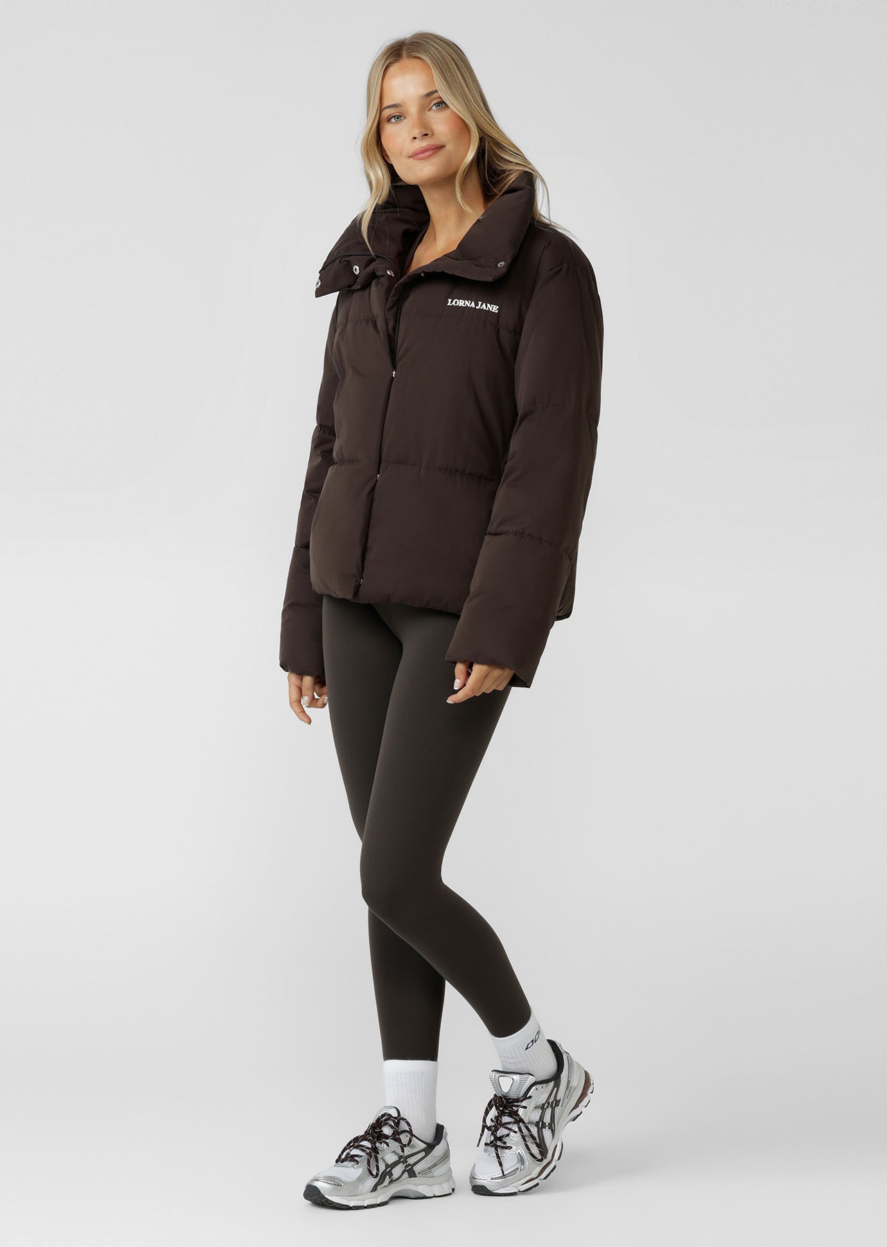 Lorna Jane Movement Puffer Jacket - Volcano