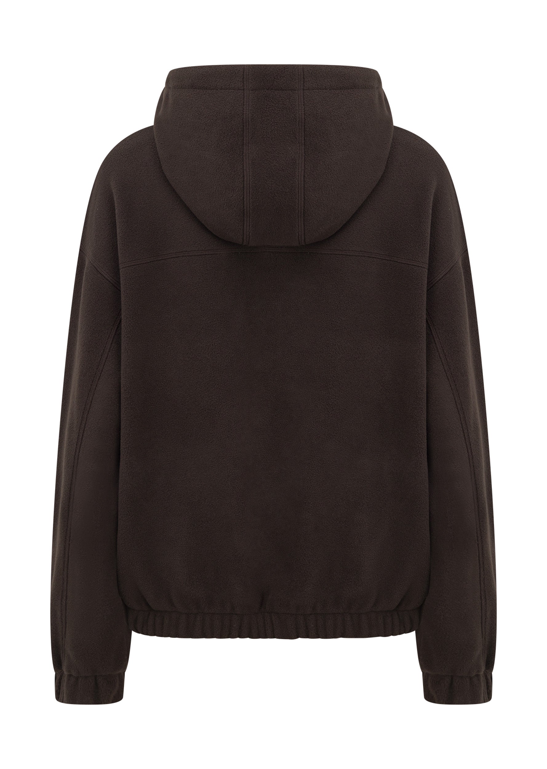 Lorna Jane Nova Polar Fleece Quarter Zip Hoodie - Volcano
