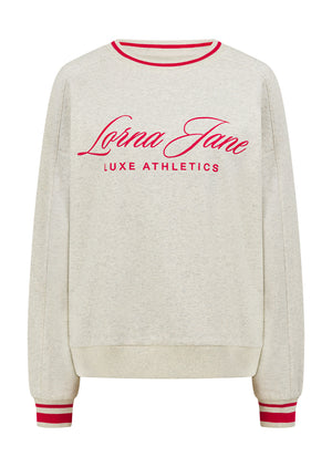 Lorna Jane Golden Era Sweat - Chalk Marl