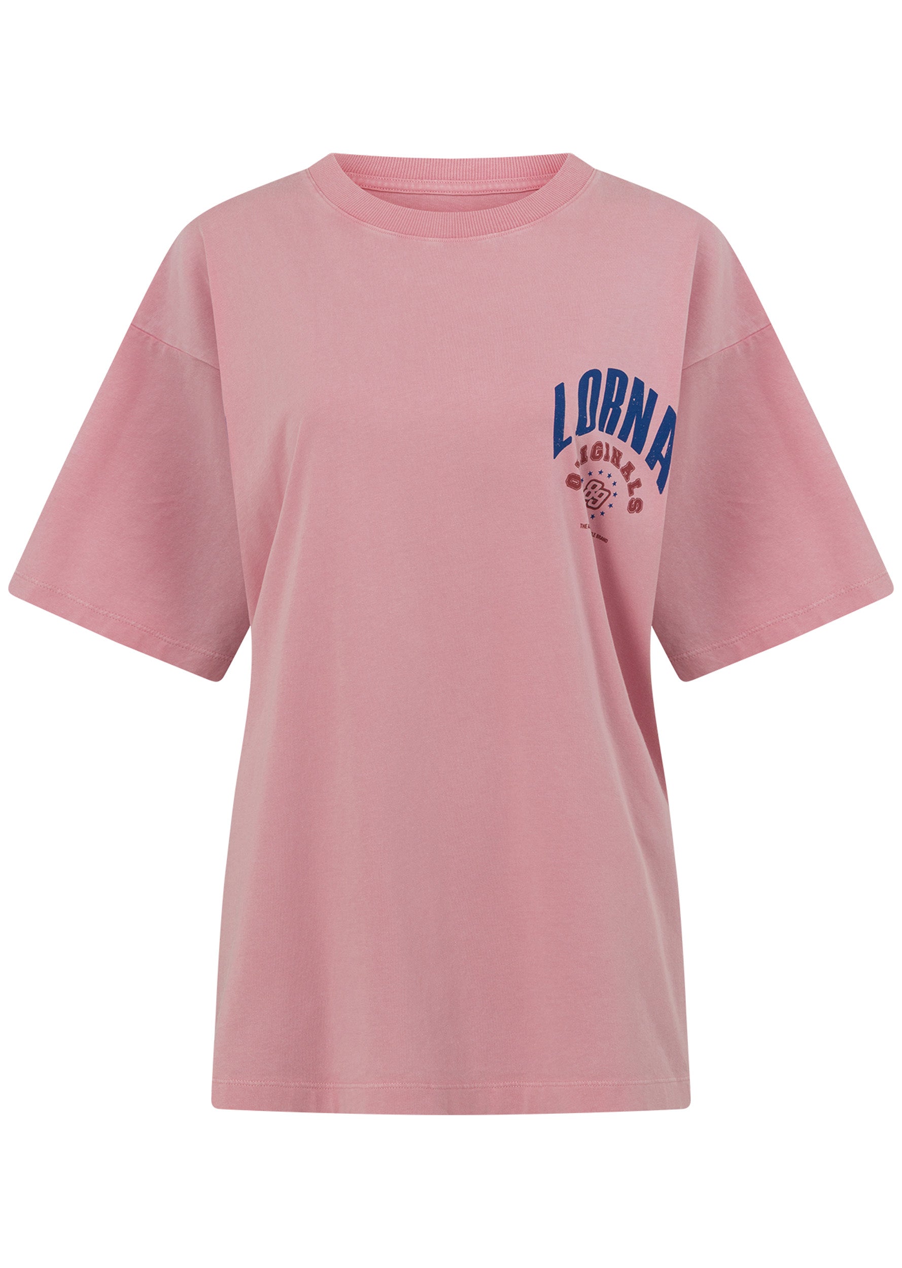 Lorna Jane Revival Washed Boyfriend T-Shirt - Washed Dusty Rose