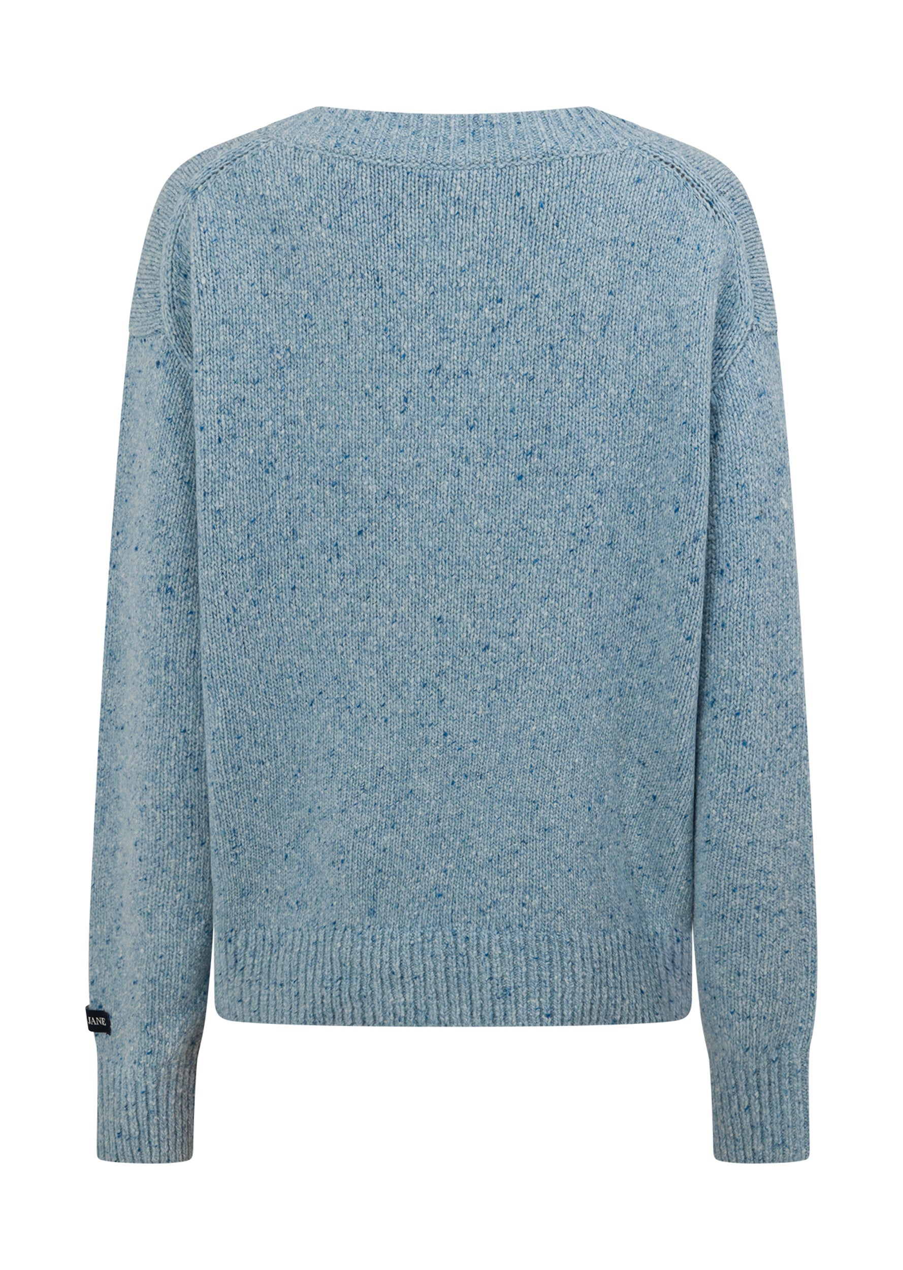 Lorna Jane Fairway Knit Jumper - Light Marine Blue Marl