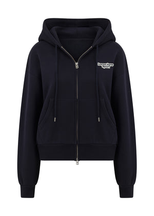 Lorna Jane Sport Mode Zip Through Hoodie - Midnight Blue