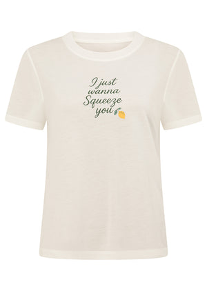 Lorna Jane Squeeze You Sleep T-Shirt - Porcelain