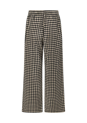 Lorna Jane Sugarplaid Flannel Lounge Pants - Cream Check