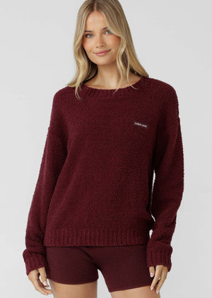 Lorna Jane Extra Cosy Knit Jumper - Cranberry