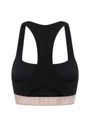 Lorna Jane Break Line Sports Bra - Black