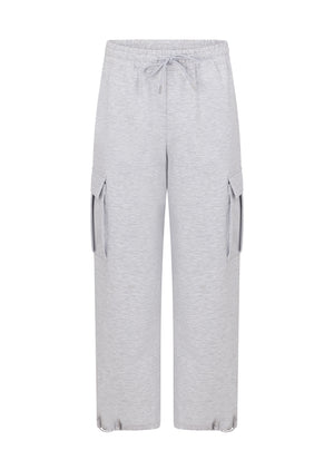 Lorna Jane Off Duty Cargo Pants - Grey Marl