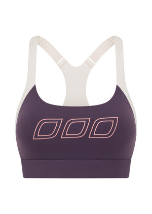Lorna Jane Podium Sports Bra - Midnight Plum