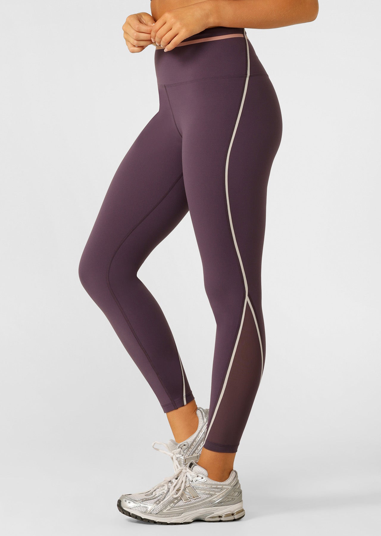 Lorna Jane Podium Ankle Biter Leggings - Midnight Plum