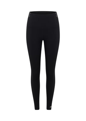 Lorna Jane Contour Side Pocket Ankle Biter Leggings - Recycled Black