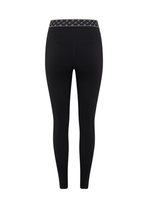 Lorna Jane Contour Side Pocket Ankle Biter Leggings - Recycled Black