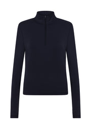 Lorna Jane Iconic Active 1/4 Zip Top - Midnight Blue