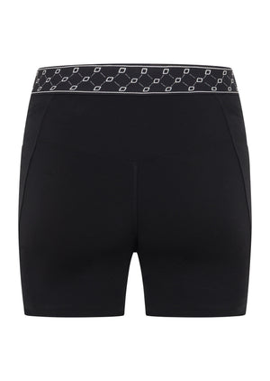 Lorna Jane Contour Side Pocket 14cm Bike Shorts - Recycled Black