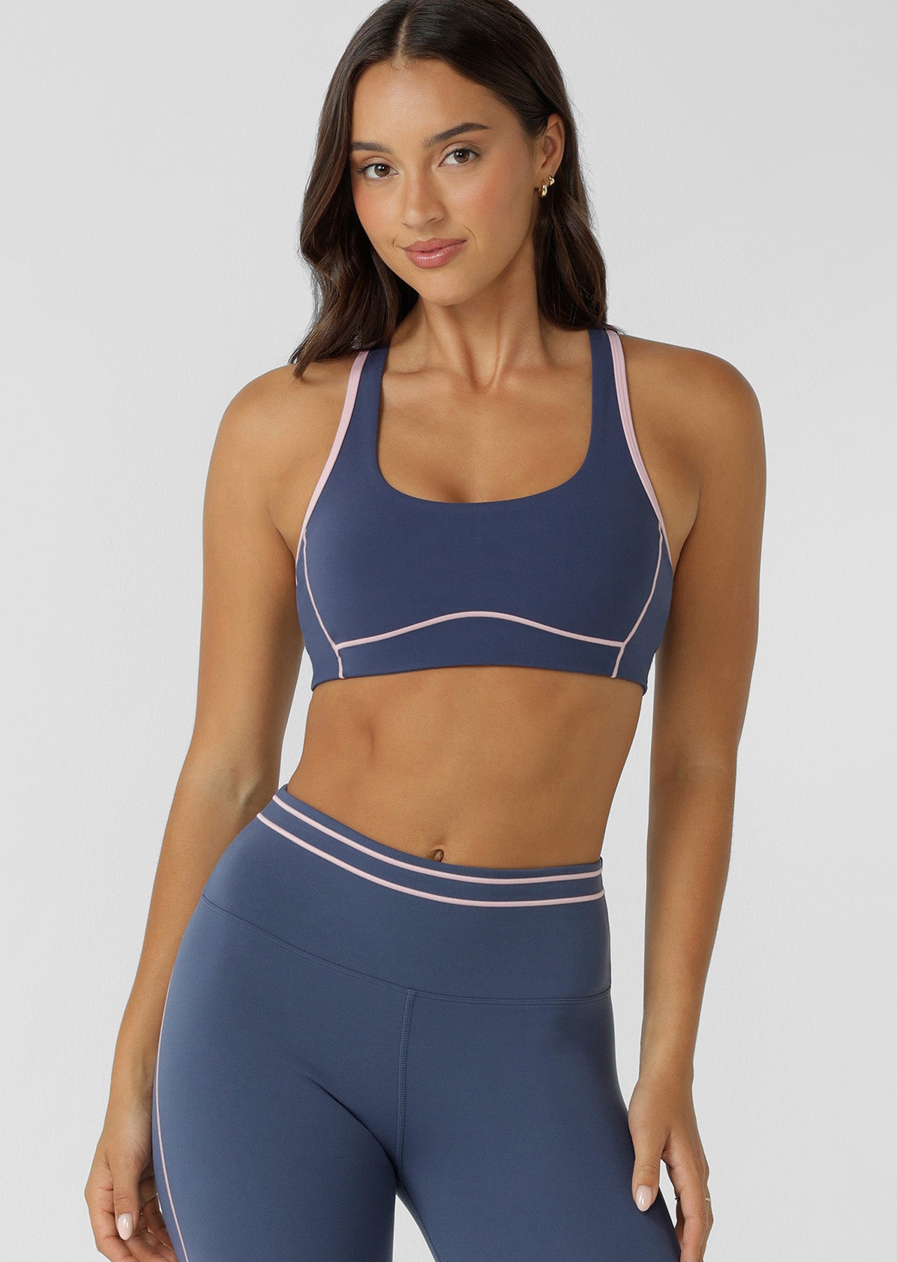 Lorna Jane Advantage High Support Sports Bra - Ash Blue