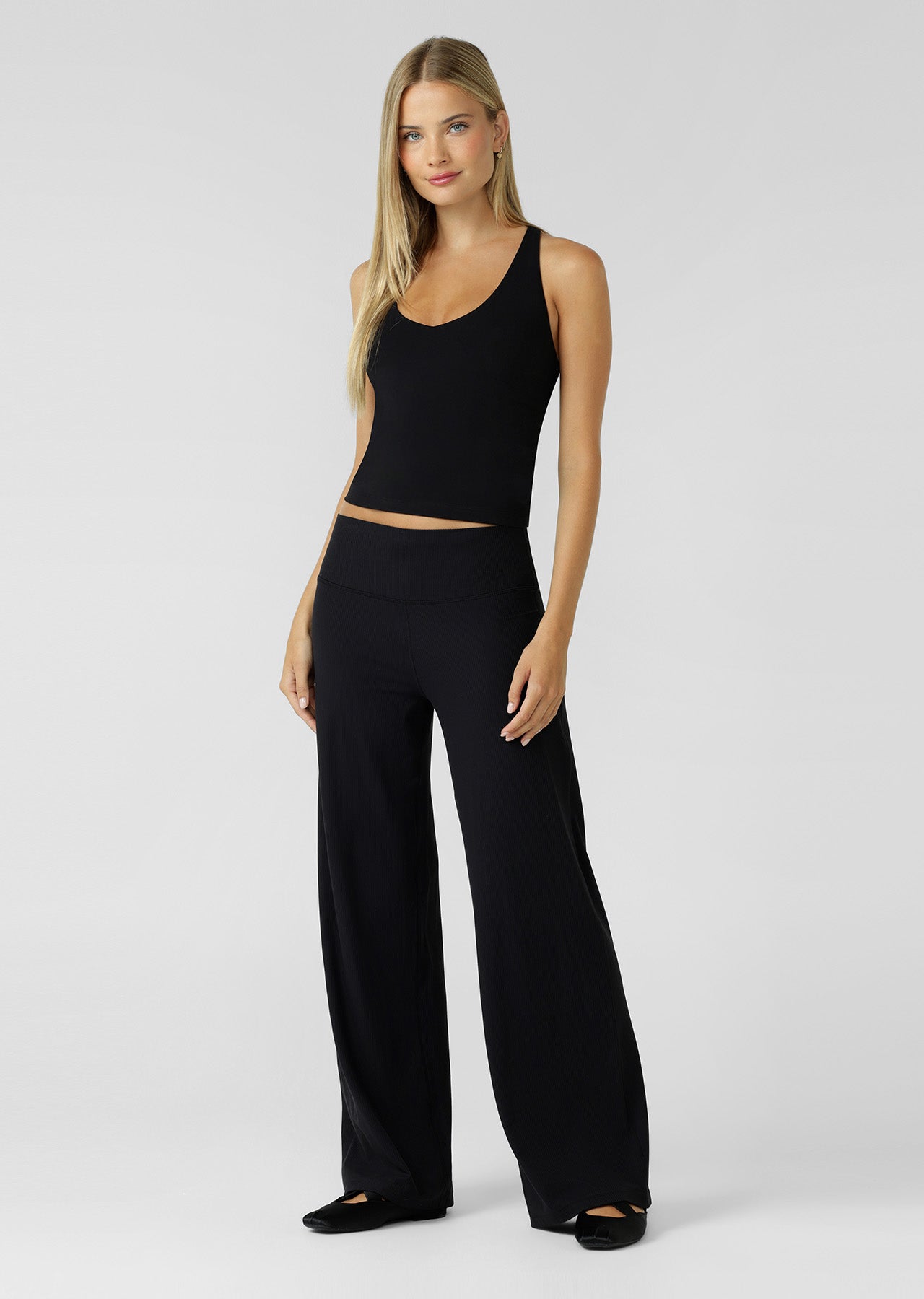 Lorna Jane Move Well Bra Tank Combo - Recycled Black