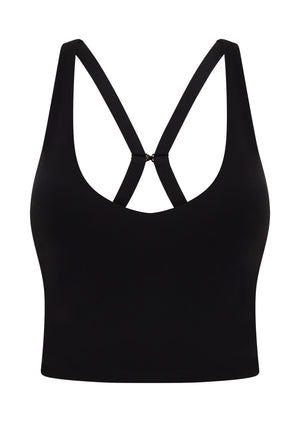 Lorna Jane Move Well Bra Tank Combo - Recycled Black