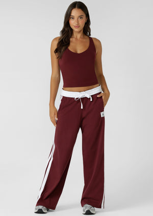 Lorna Jane Move Well Bra Tank Combo - Dark Ruby
