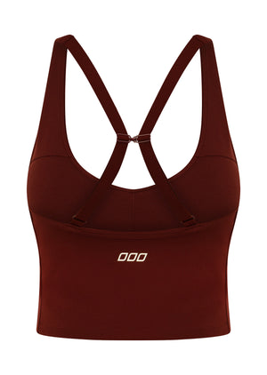 Lorna Jane Move Well Bra Tank Combo - Dark Ruby