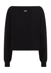 Lorna Jane Cloud Soft Relaxed Fit Long Sleeve Top - Black