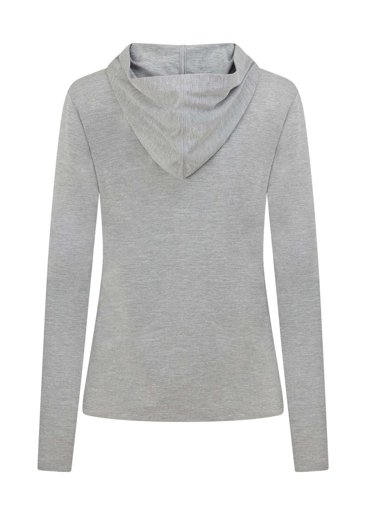 Lorna Jane Sunrise Long Sleeve Hooded Top - Grey Marl