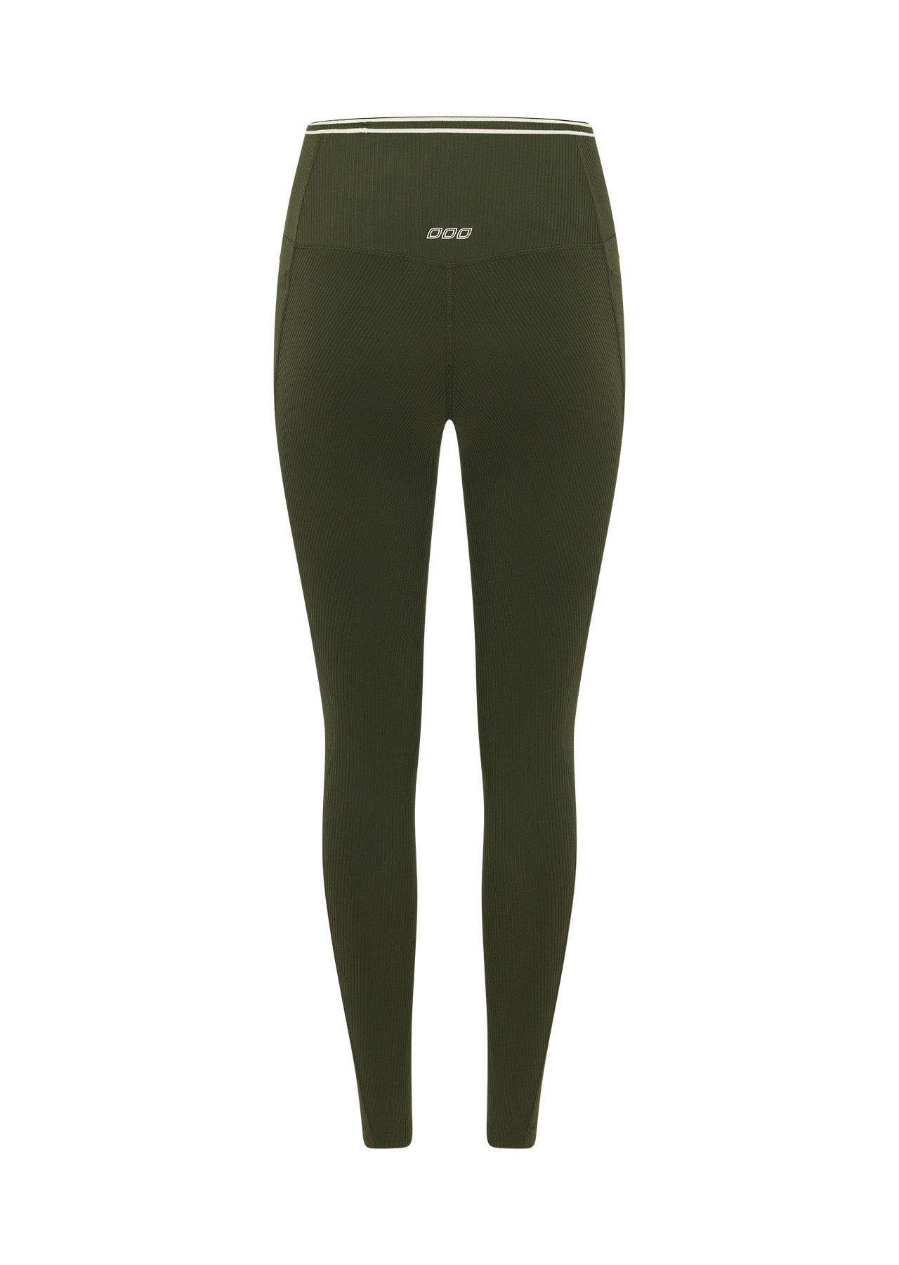 Lorna Jane Iconic Luxe Active Rib Ankle Biter Leggings - Luxury Green