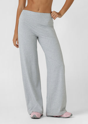 Lorna Jane True Comfort Midrise Active Pants - Grey Marl