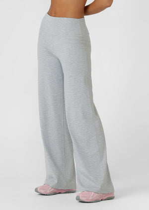 Lorna Jane True Comfort Midrise Active Pants - Grey Marl