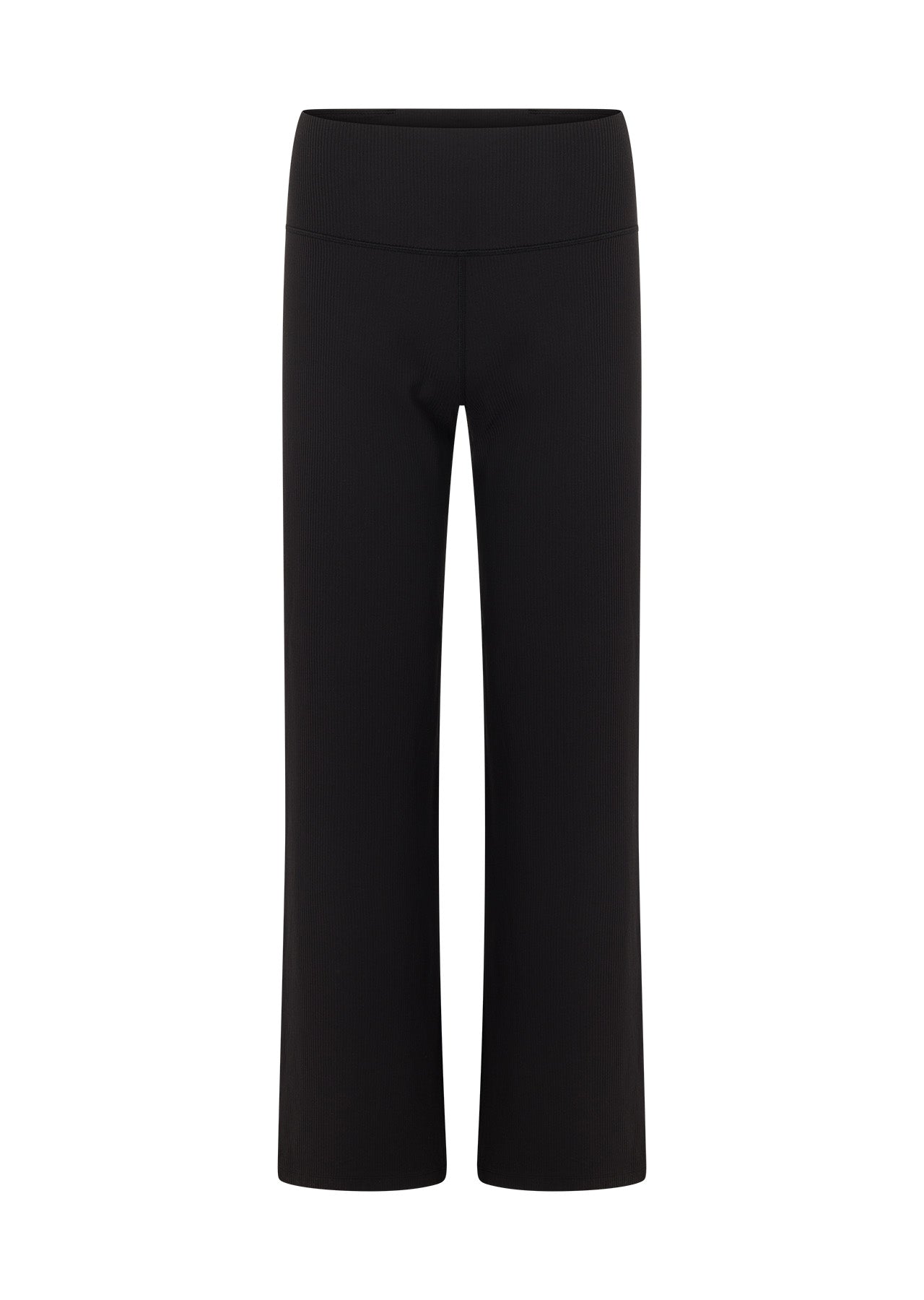 Lorna Jane Ultra Plush Luxe Rib Wide Leg Pants - Black