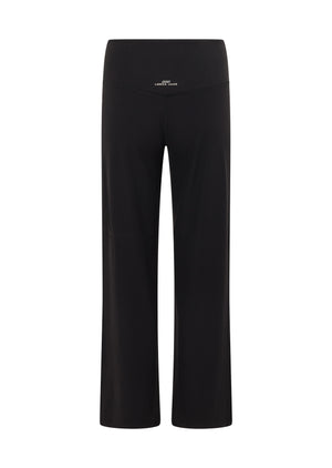 Lorna Jane Ultra Plush Luxe Rib Wide Leg Pants - Black