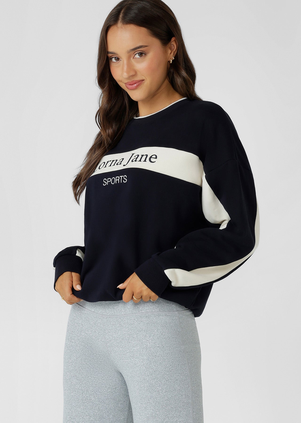 Lorna Jane Heritage Sports Sweat - Midnight Blue