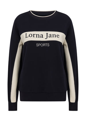 Lorna Jane Heritage Sports Sweat - Midnight Blue