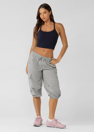 Lorna Jane Go-To Cropped Cargo Pants - Dusk