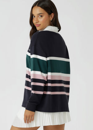 Lorna Jane Offshore Heritage Polo - Heritage Stripe