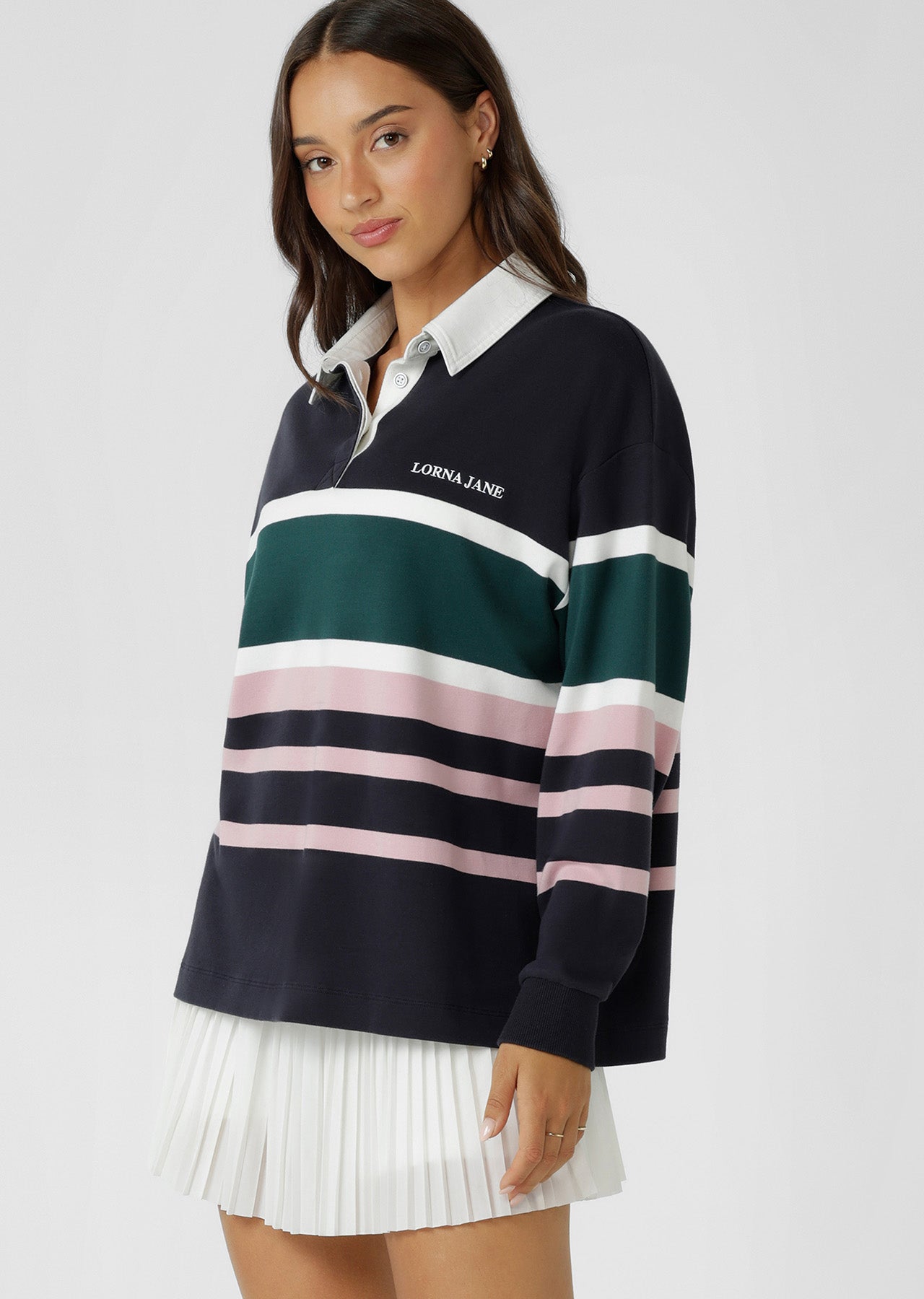 Lorna Jane Offshore Heritage Polo - Heritage Stripe