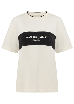 Lorna Jane Heritage Sports T-Shirt - Porcelain