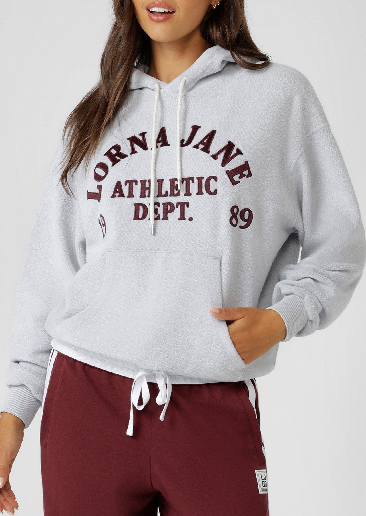 Lorna Jane All Divisions Hoodie - Snowy Grey