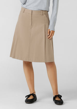 Lorna Jane Relay Pleat Skirt - Sand Dune