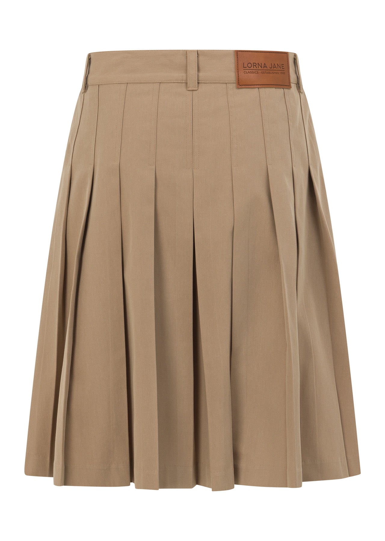 Lorna Jane Relay Pleat Skirt - Sand Dune