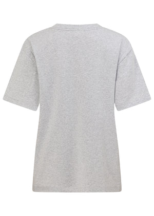 Lorna Jane Athletic Department T-Shirt - Light Grey Marl