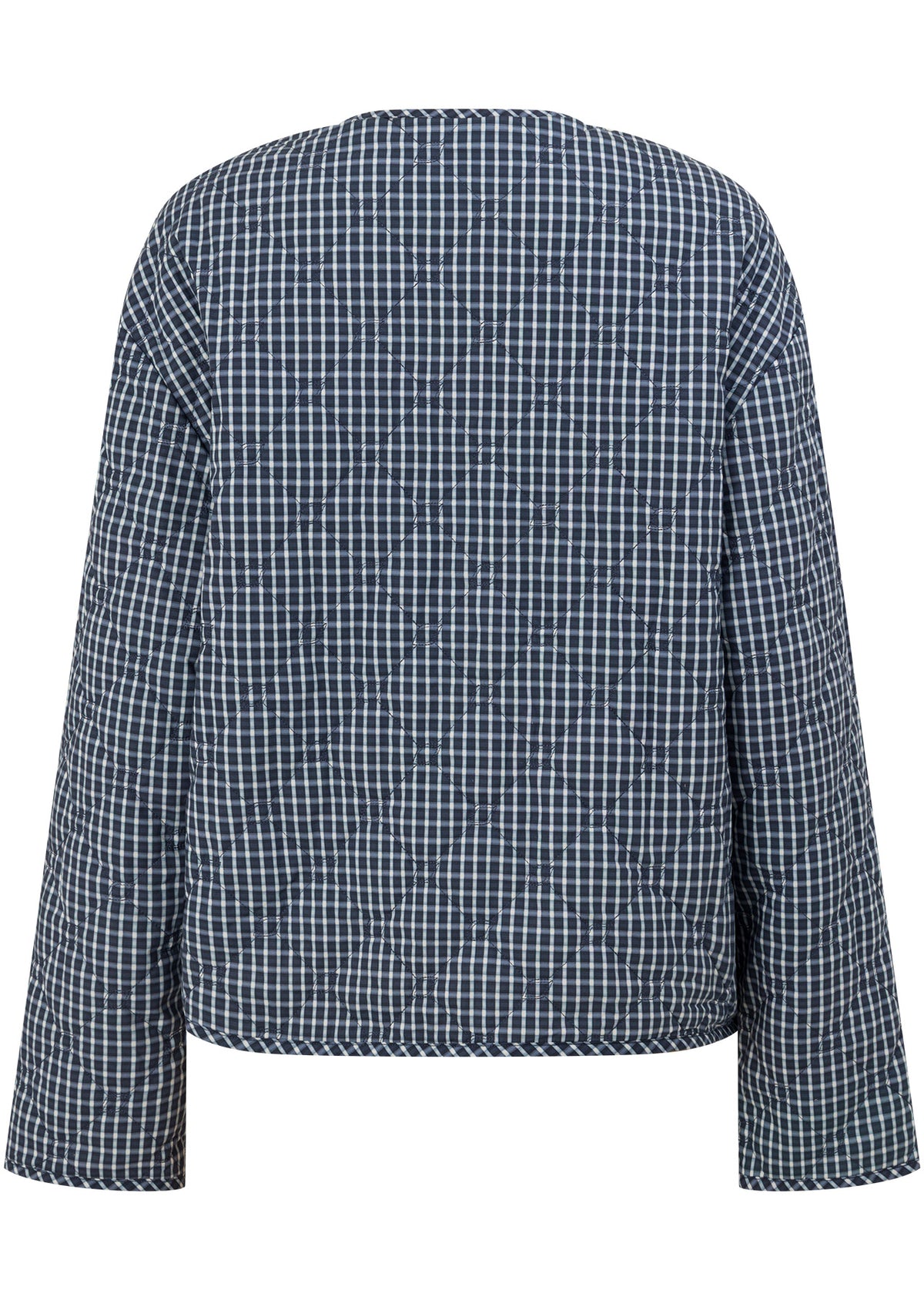 Lorna Jane Fieldline Reversible Jacket - Midnight Blue Check Print