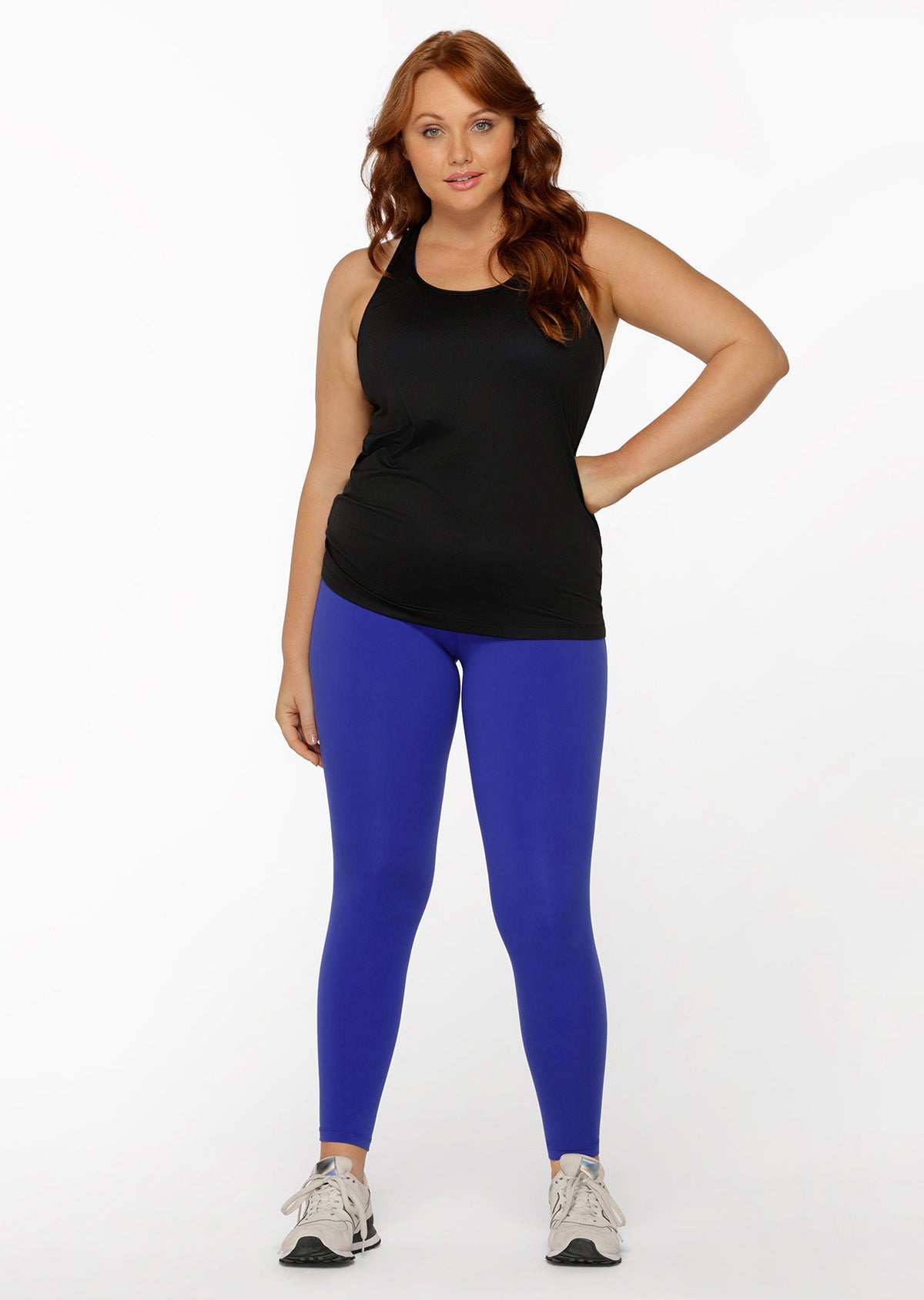 Lorna Jane Grab And Go Active Mesh Tank - Black