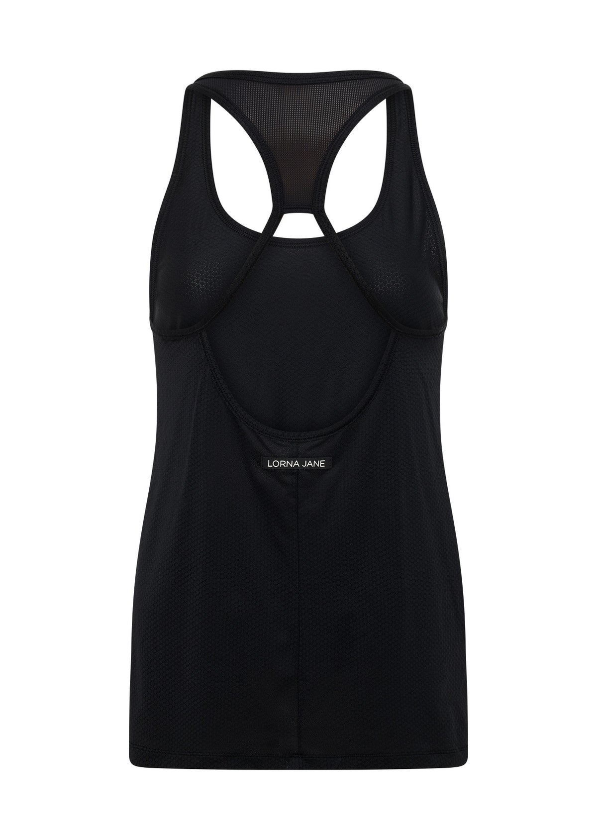 Lorna Jane Grab And Go Active Mesh Tank - Black