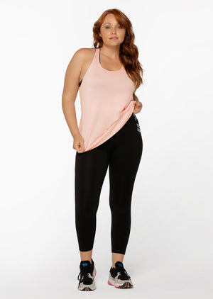 Lorna Jane Grab And Go Active Mesh Tank - Blushed Pink